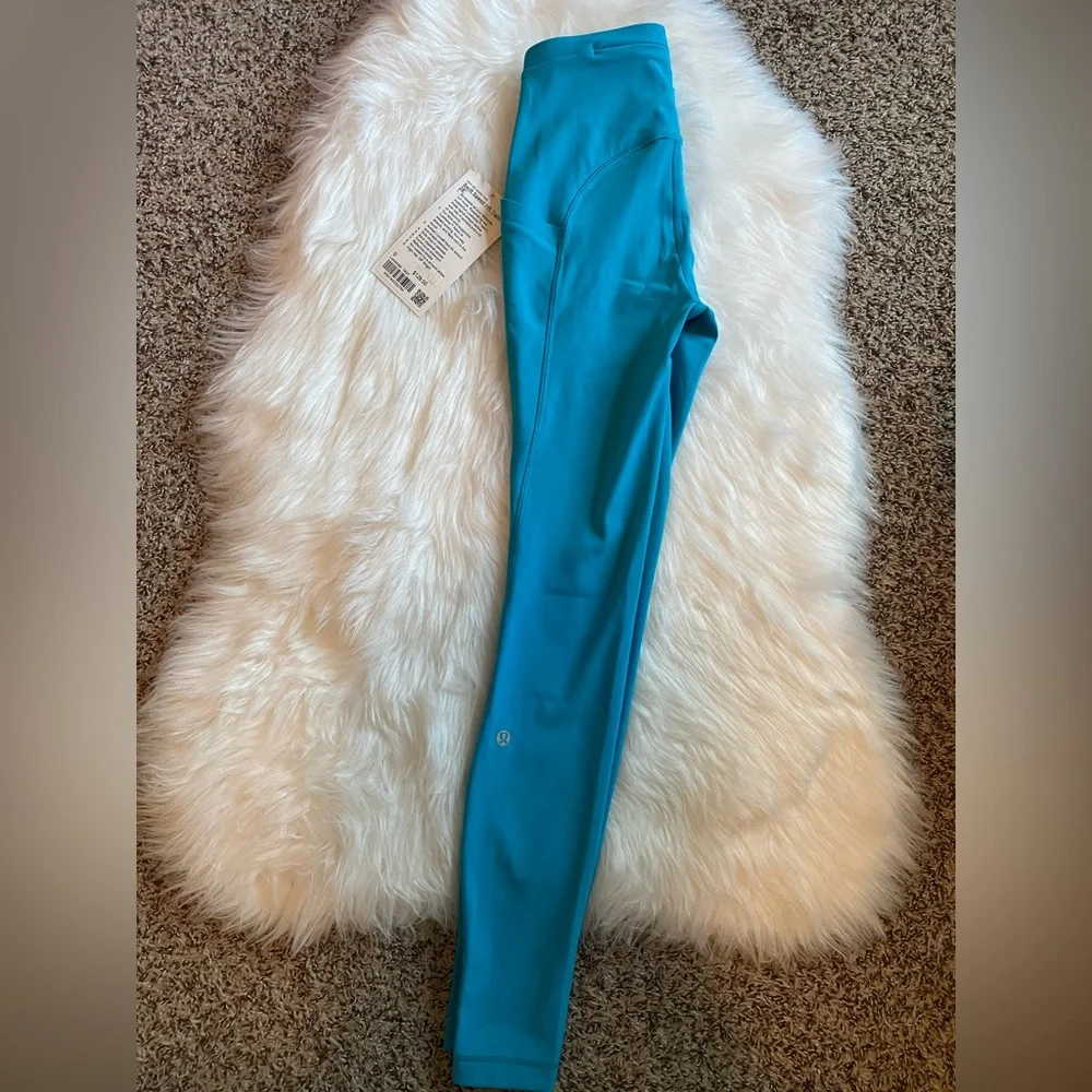 Lululemon Swift Speed High Rise Tight 28" Size 0 Turquoise Tide TRQT New